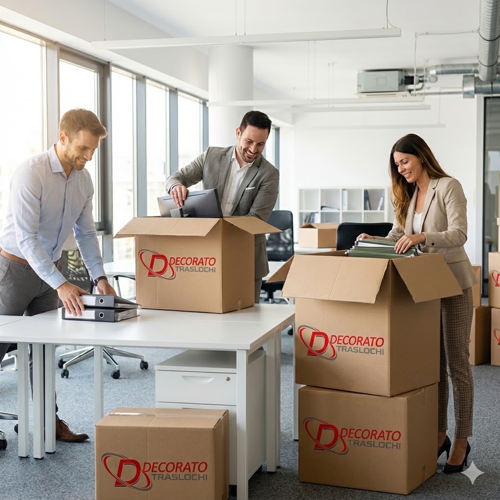 Traslochi uffici aziende Milano - trasloco aziendale professionale